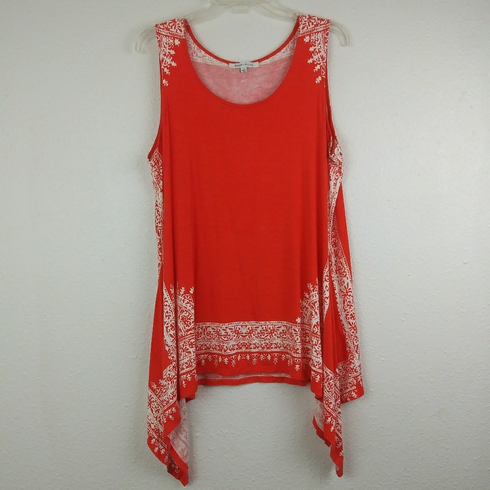 Rose+Olive Top